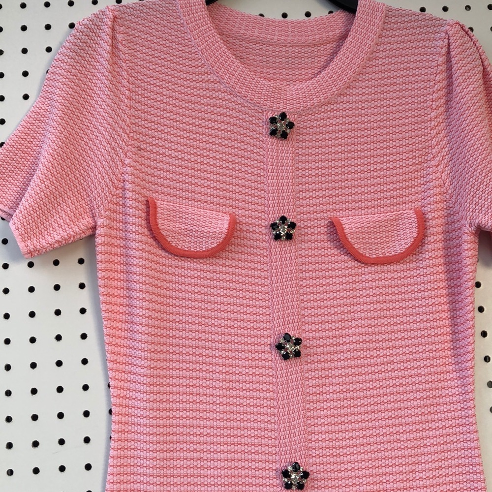 Queenia Beautiful pink Dress size Small